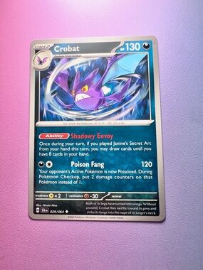 crobat - 029/064 (uncommon) — pokemon: shrouded fable